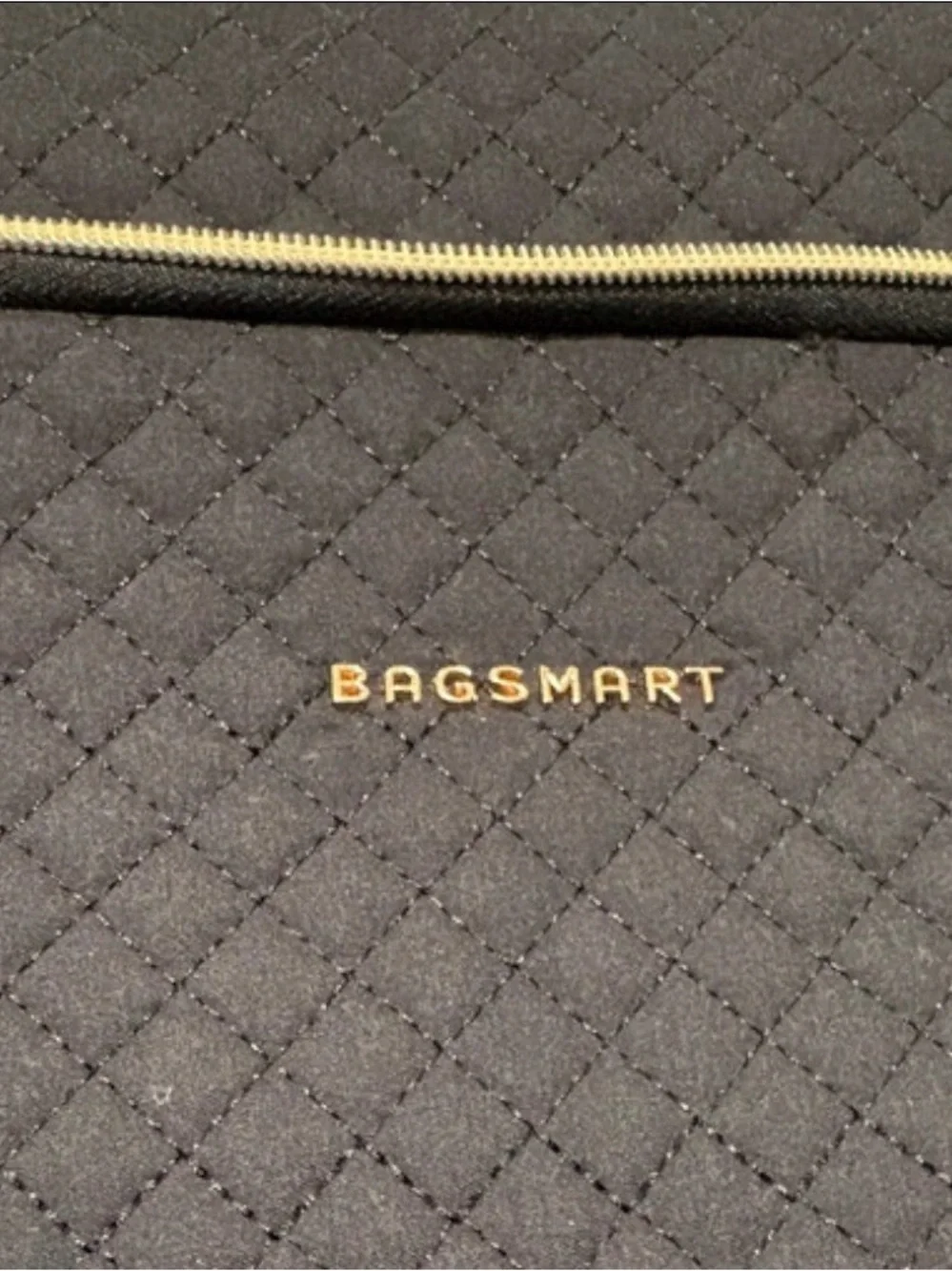BAGSMART Quilted Laptop Bag / Briefcase – Black it